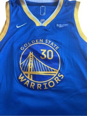 NBA Royal Blue Jersey Patch with Black and Silver Accents